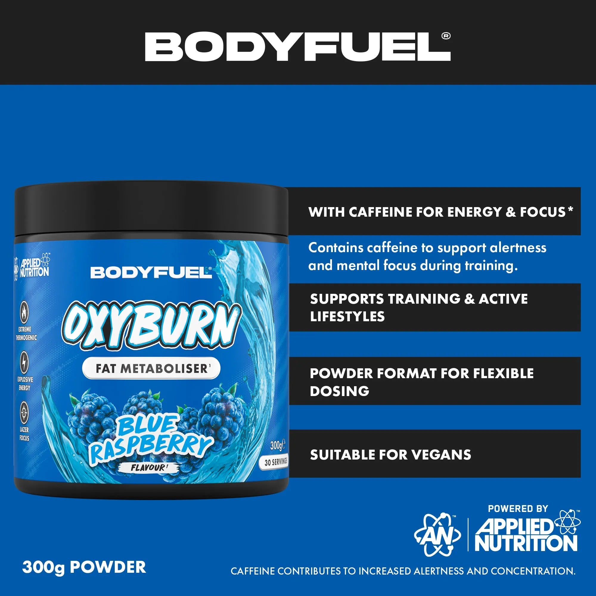 Applied Nutrition BodyFuel OxyBurn poudre cola
