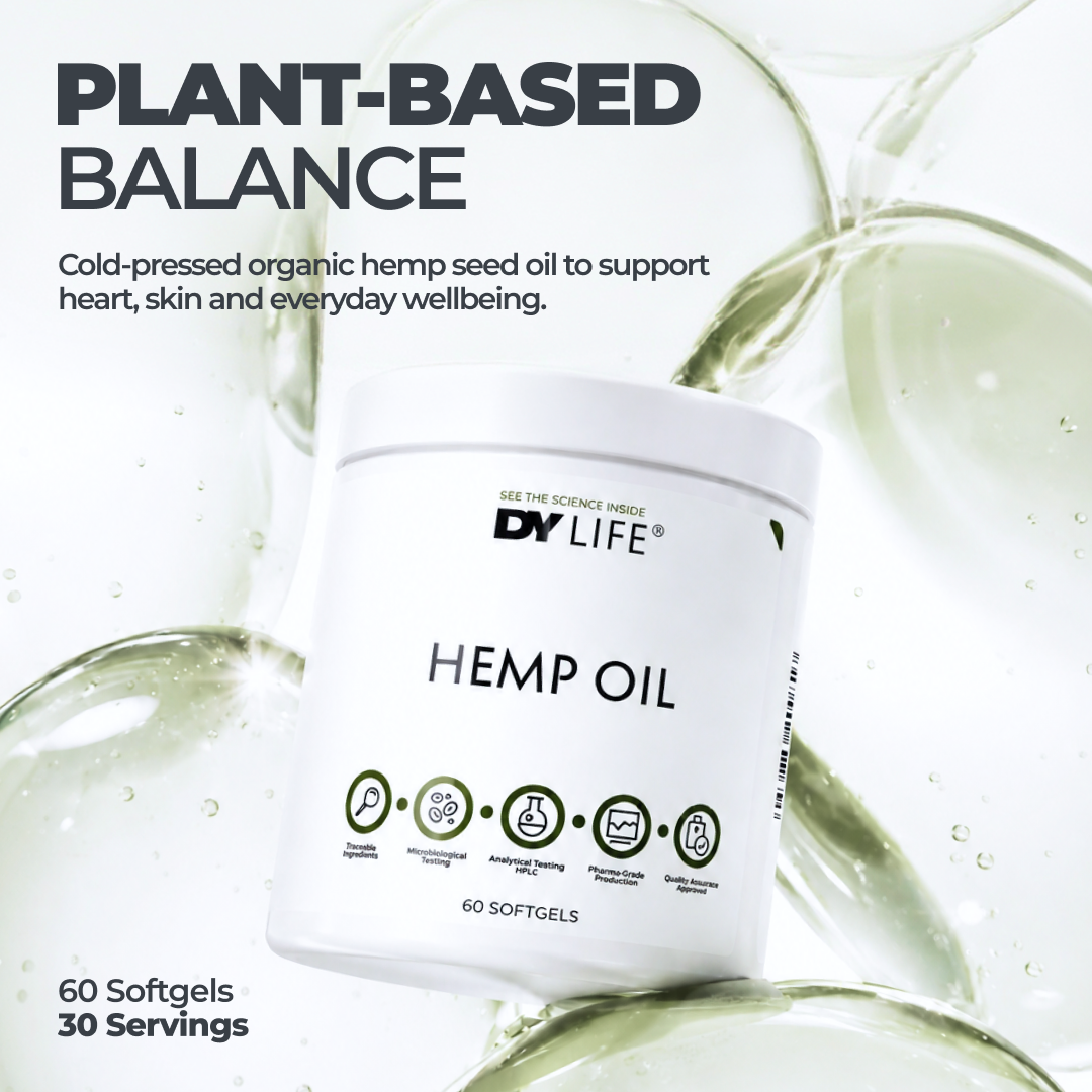 DY Nutrition DY Life Huile de Chanvre 60 gélules oméga