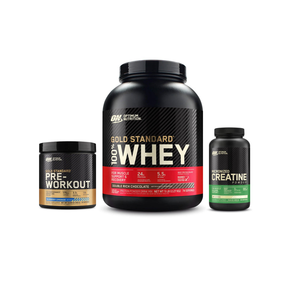 Optimum Nutrition Bundles Ultimate Workout Bundle whey + créatine