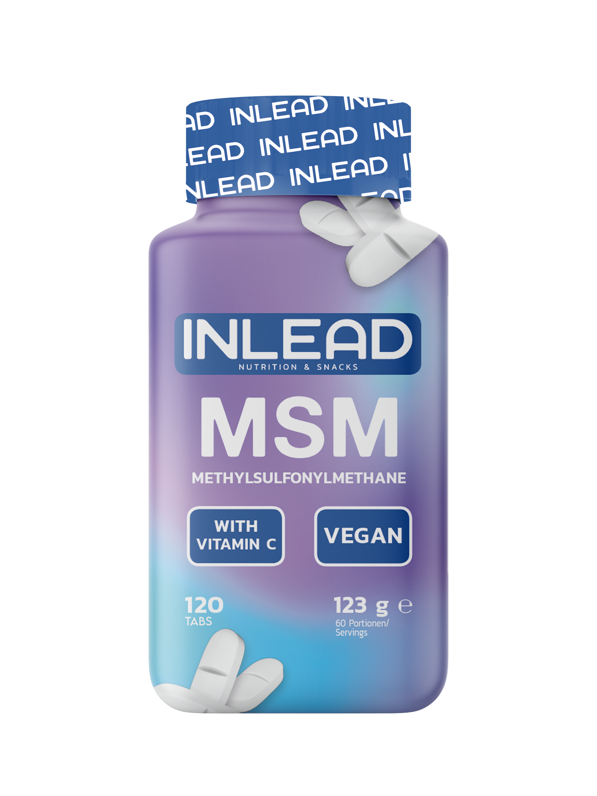 Inlead MSM comprimés vitamine C acerola 120 comprimés vegan