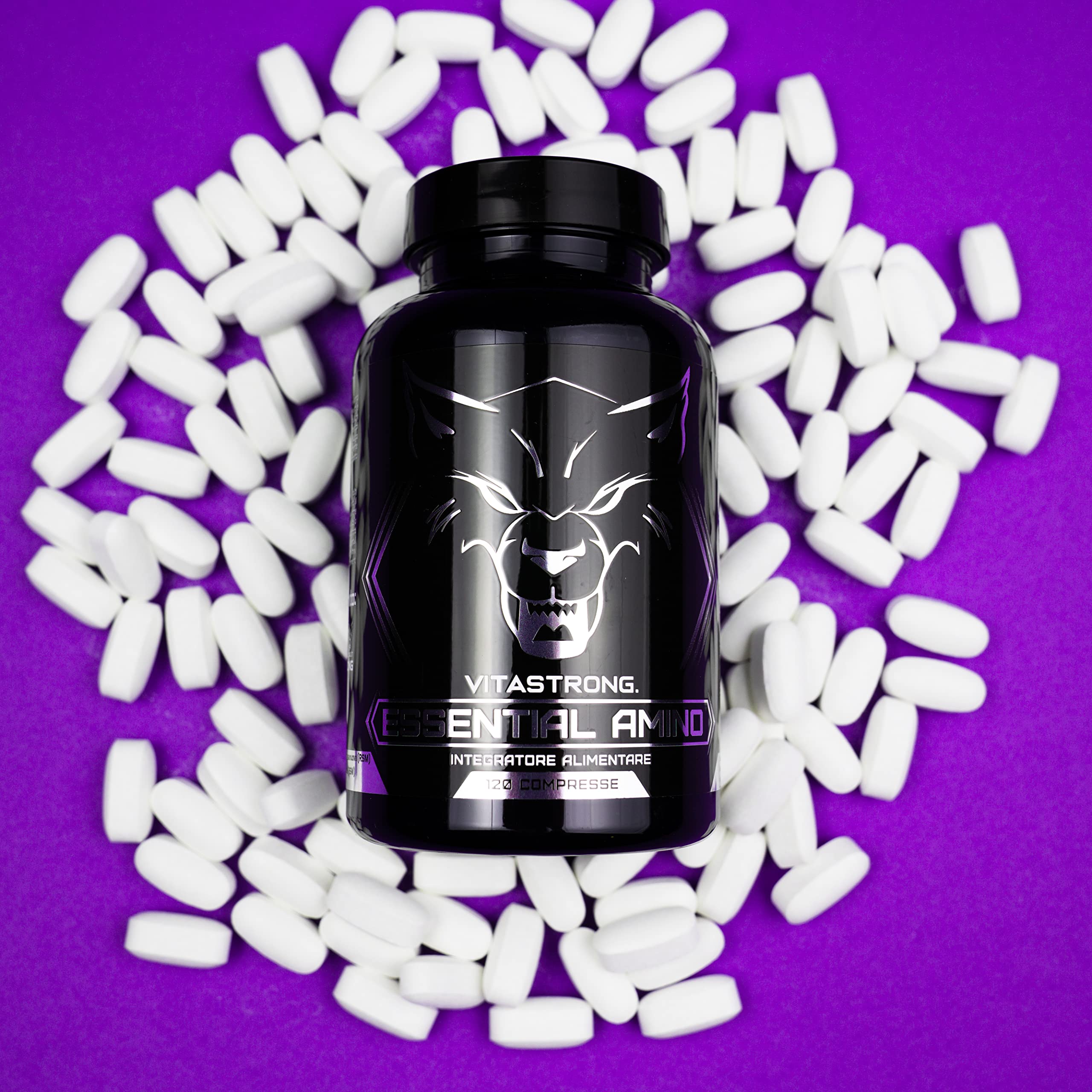 Vitastrong EAA Acides Aminés Essentiels Vegan 120 Comprimés endurance