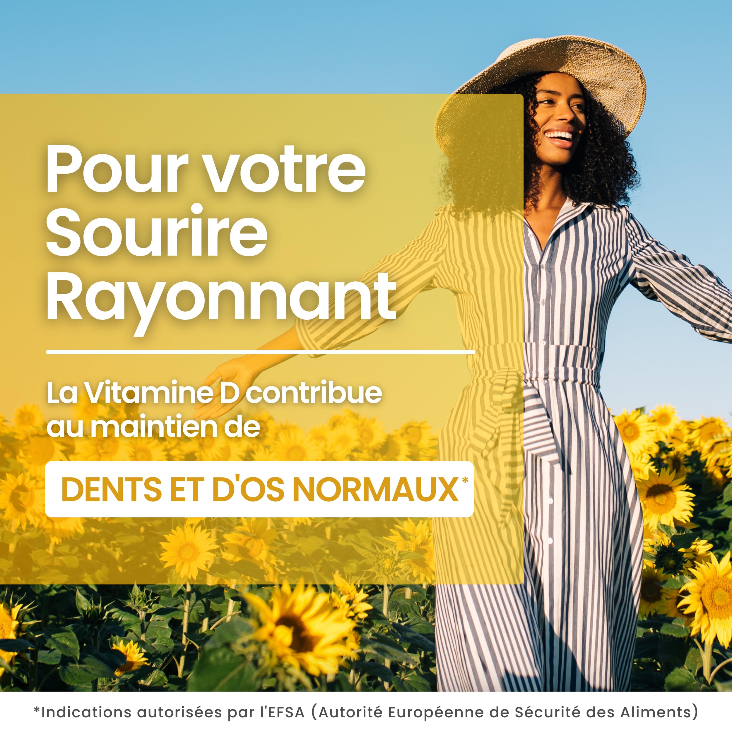 Vitastrong Vitamine D3 2000 UI softgels immunité