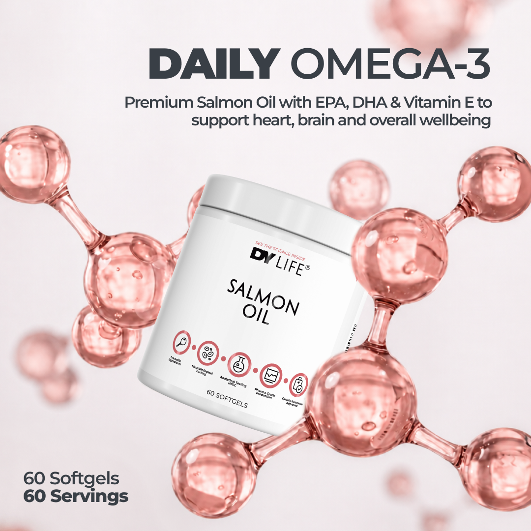 DY Life Salmon Oil oméga-3 60 softgels huile de saumon