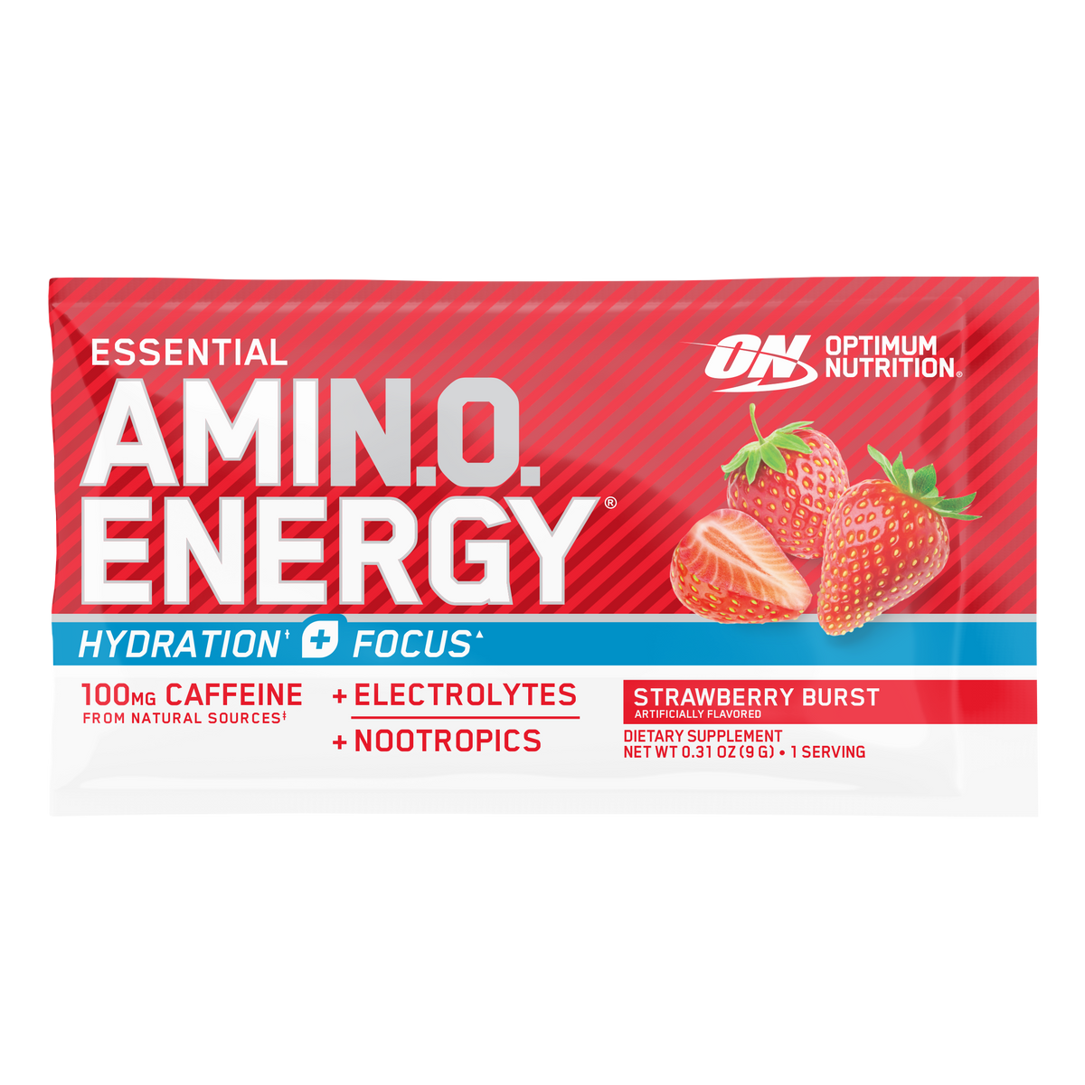 Optimum Nutrition Amin.o Energy Hydration dosettes énergie focus