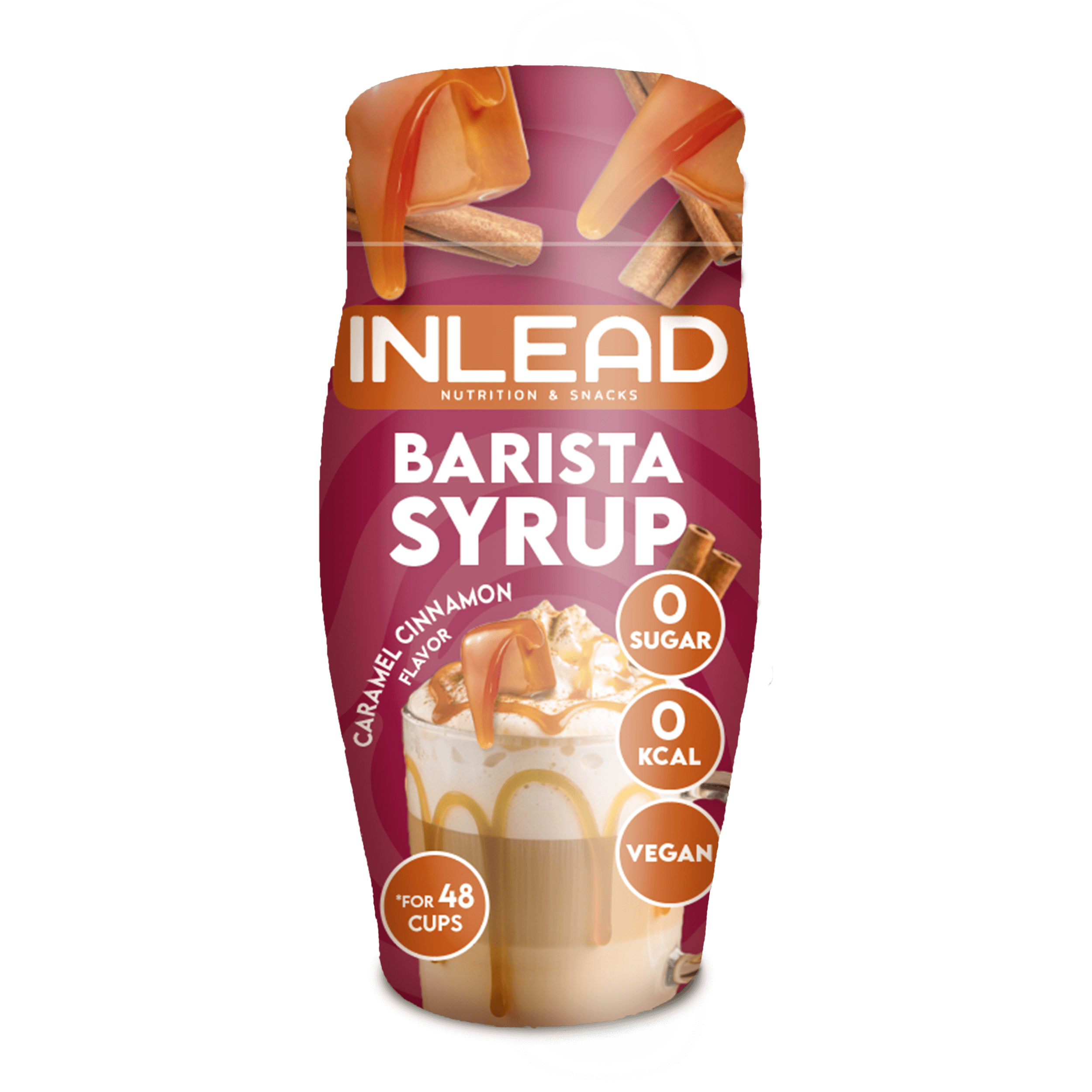 Inlead Barista Syrup sirop café caramel cannelle 65ml 0 sucre
