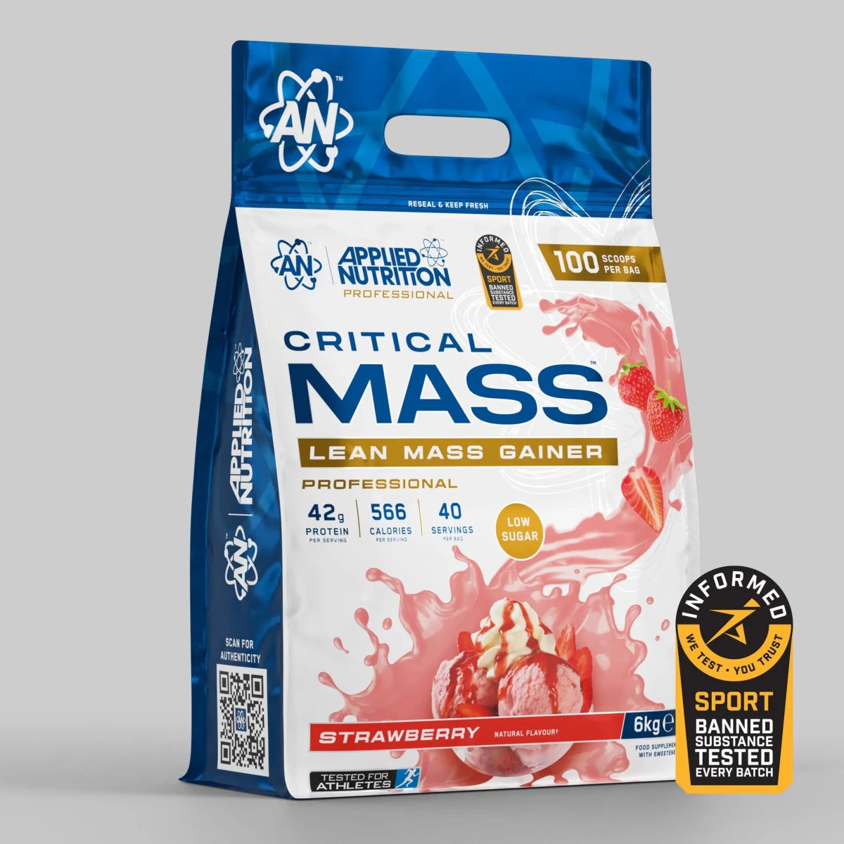 Applied Nutrition Critical Mass Gainer Masse Chocolat 2,4 kg