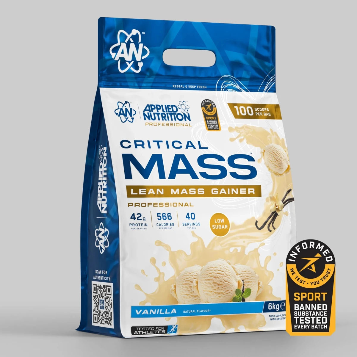 Applied Nutrition Critical Mass Gainer Masse Chocolat 2,4 kg