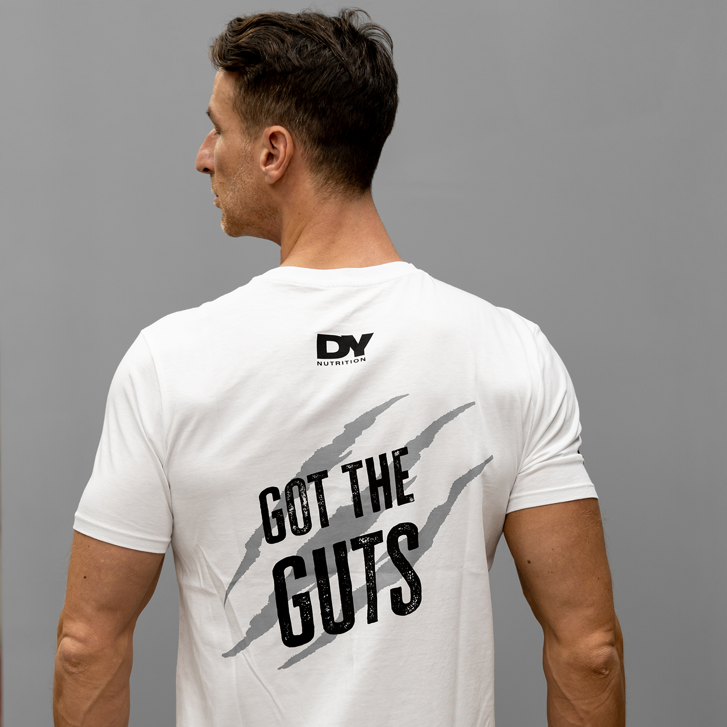 DY Nutrition Got the Guts t-shirt coton bio noir taille L