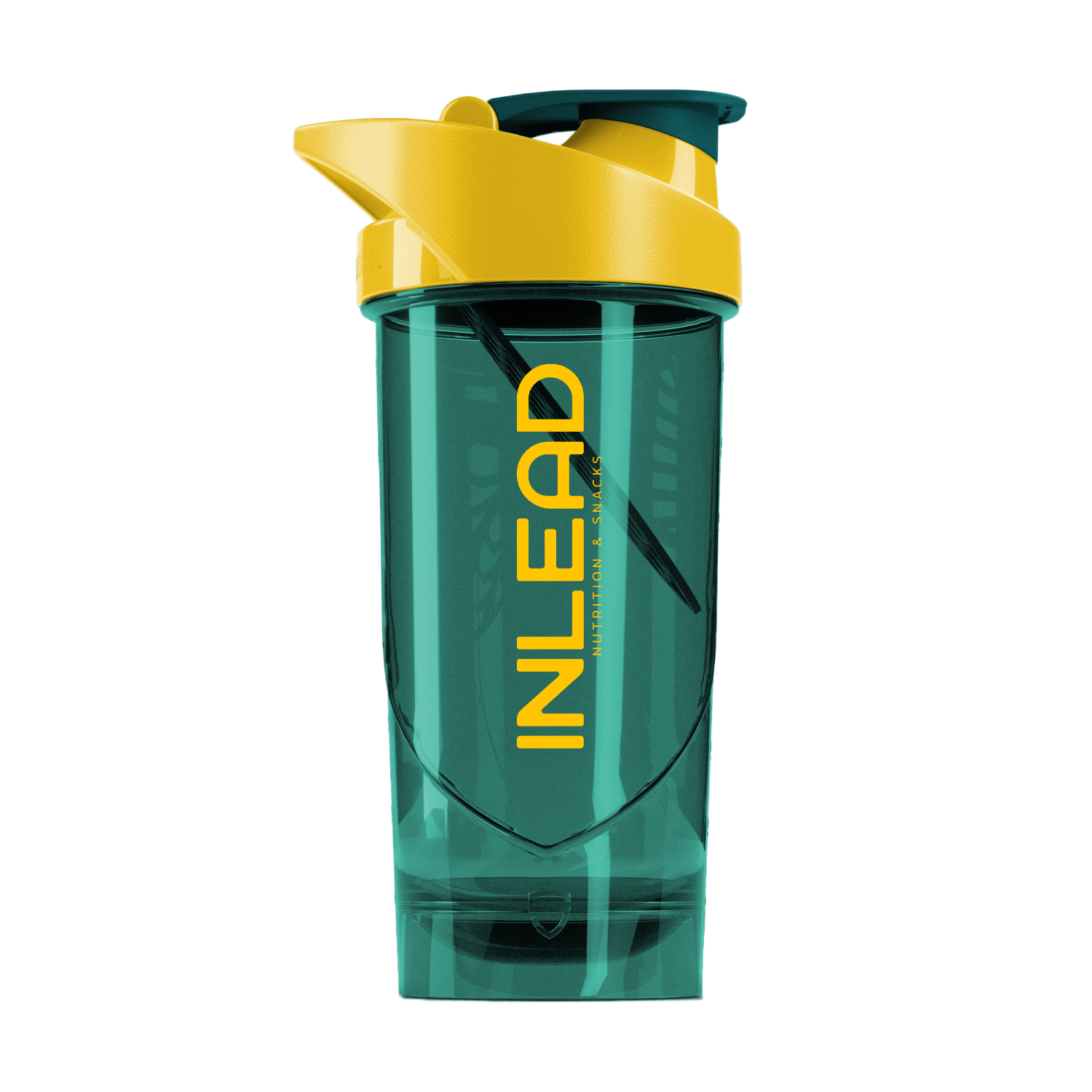 Inlead Shieldmixer shaker 700ml green yellow sans BPA
