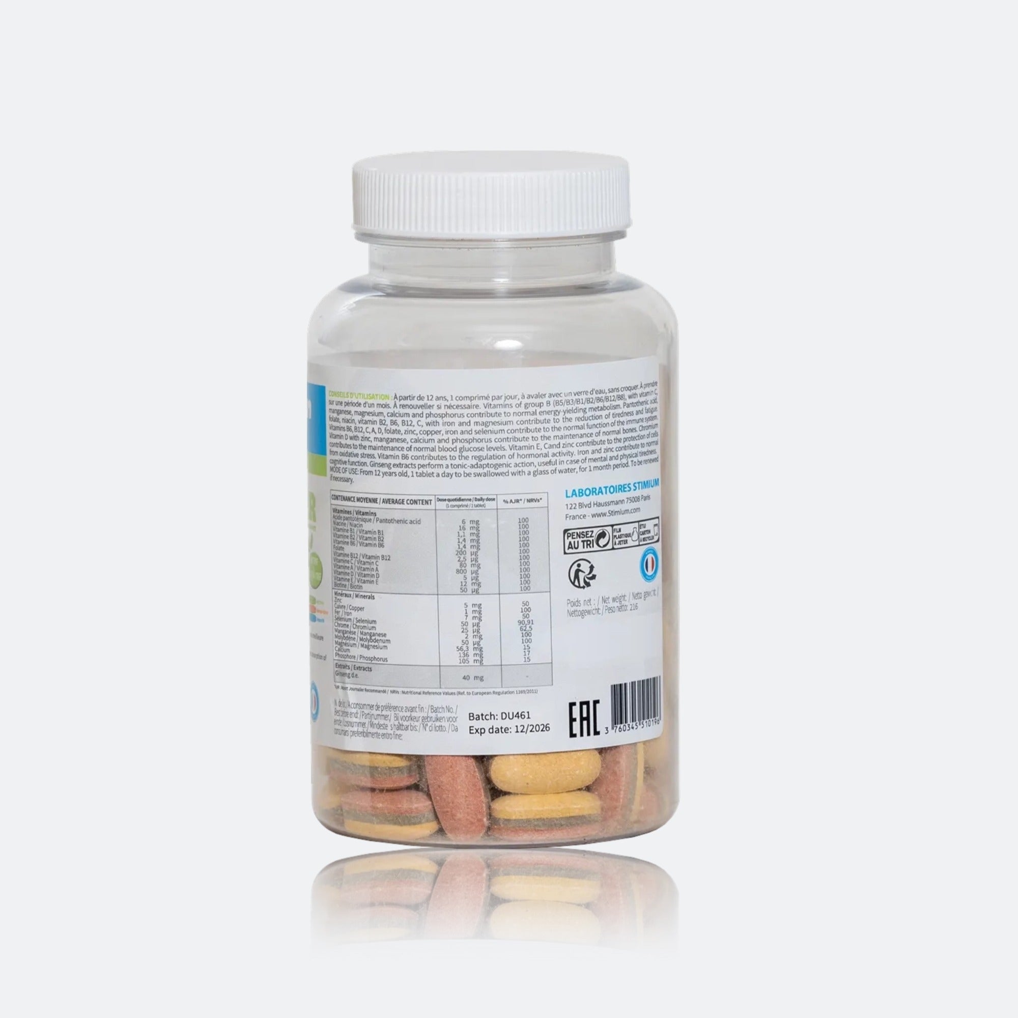 Stimium Vital LLR multivitamines comprimés 3 couches ginseng
