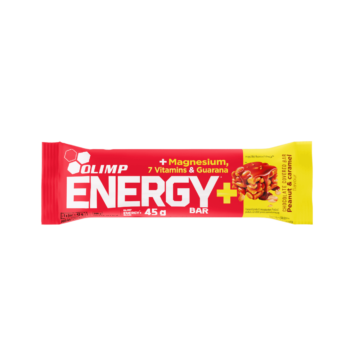 Olimp Energy+ Bar énergétique caramel cacahuète 45 g