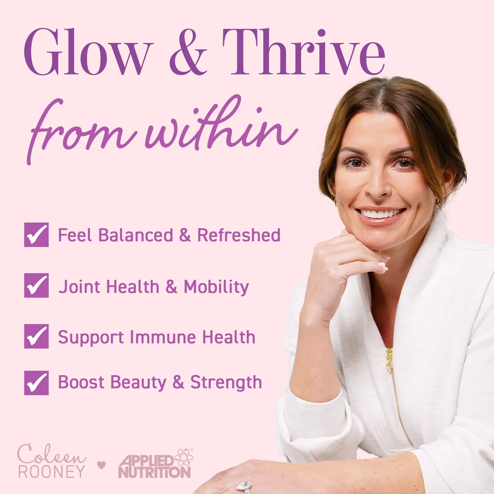 Coleen Rooney Marine Collagen collagène marin fraise 14 sticks