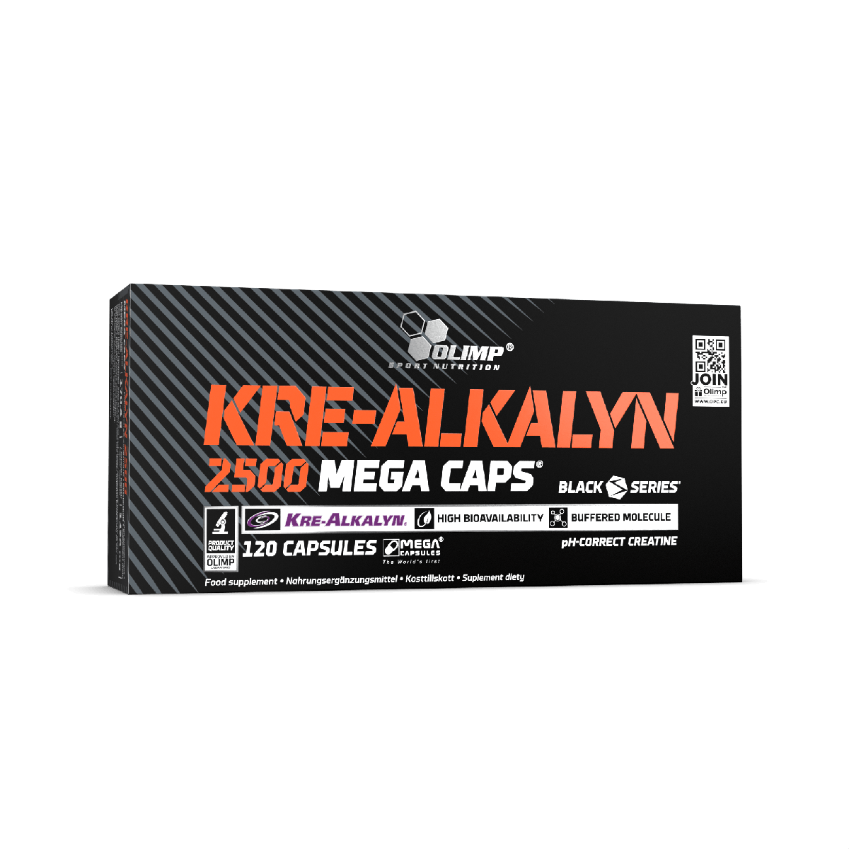 Olimp Kre-Alkalyn 2500 Mega Caps créatine 120 gélules
