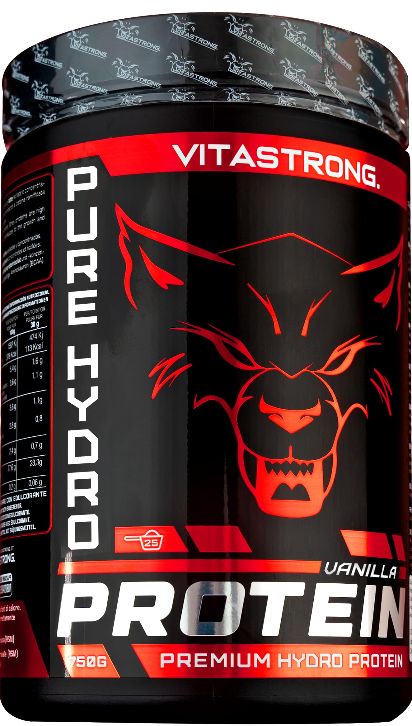 Vitastrong Whey Isolate Optipep poudre vanille