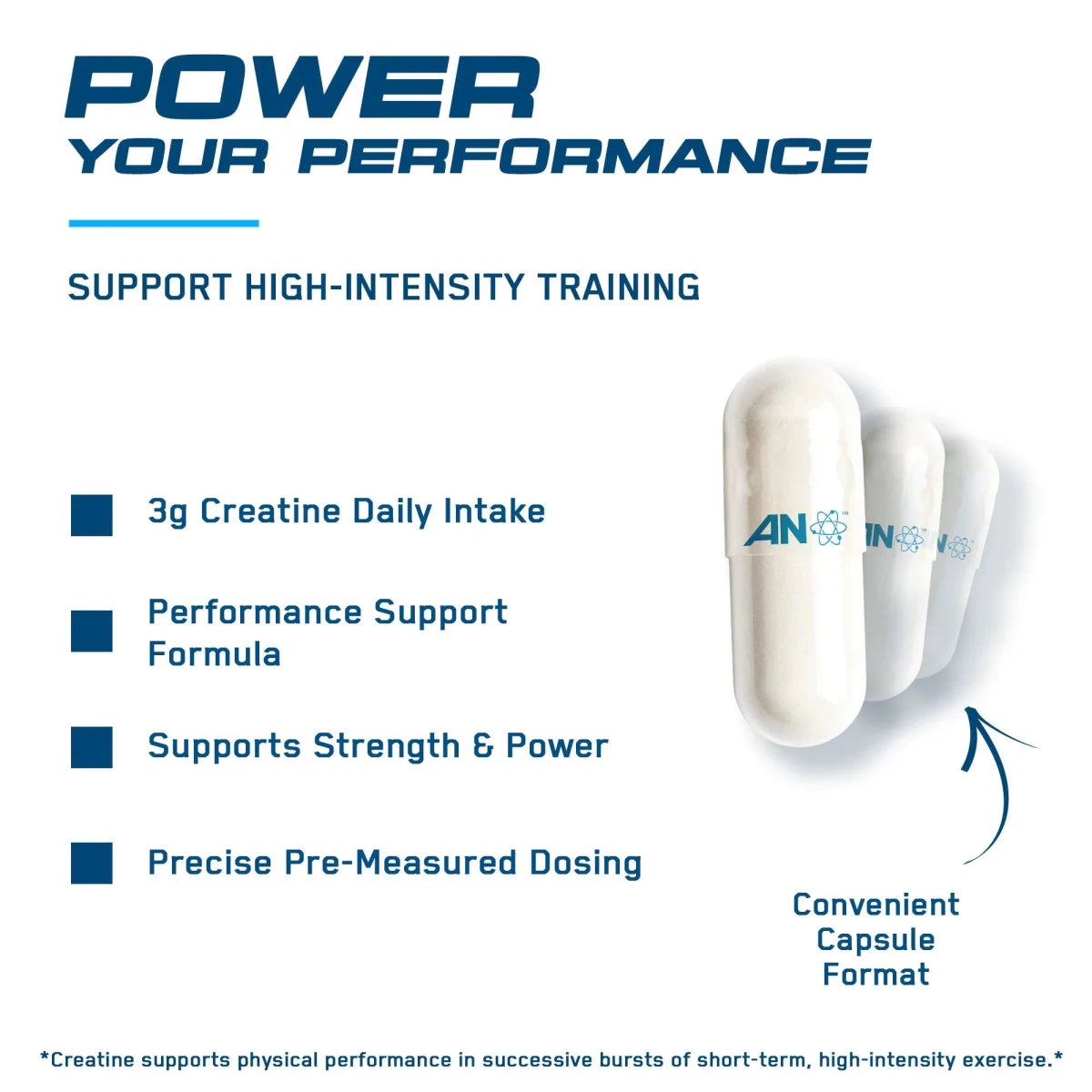 Applied Nutrition Creatine HCL créatine 180 gélules 3 g