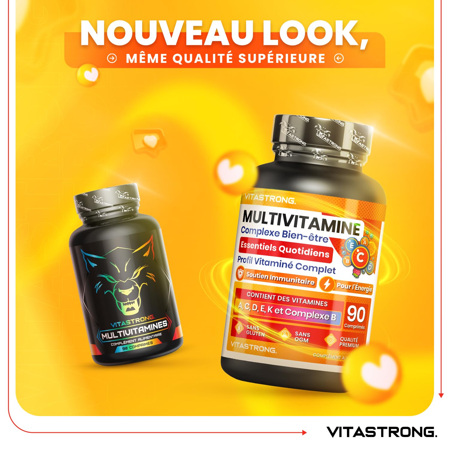 Vitastrong Multivitamines Complètes 13 vitamines homme femme
