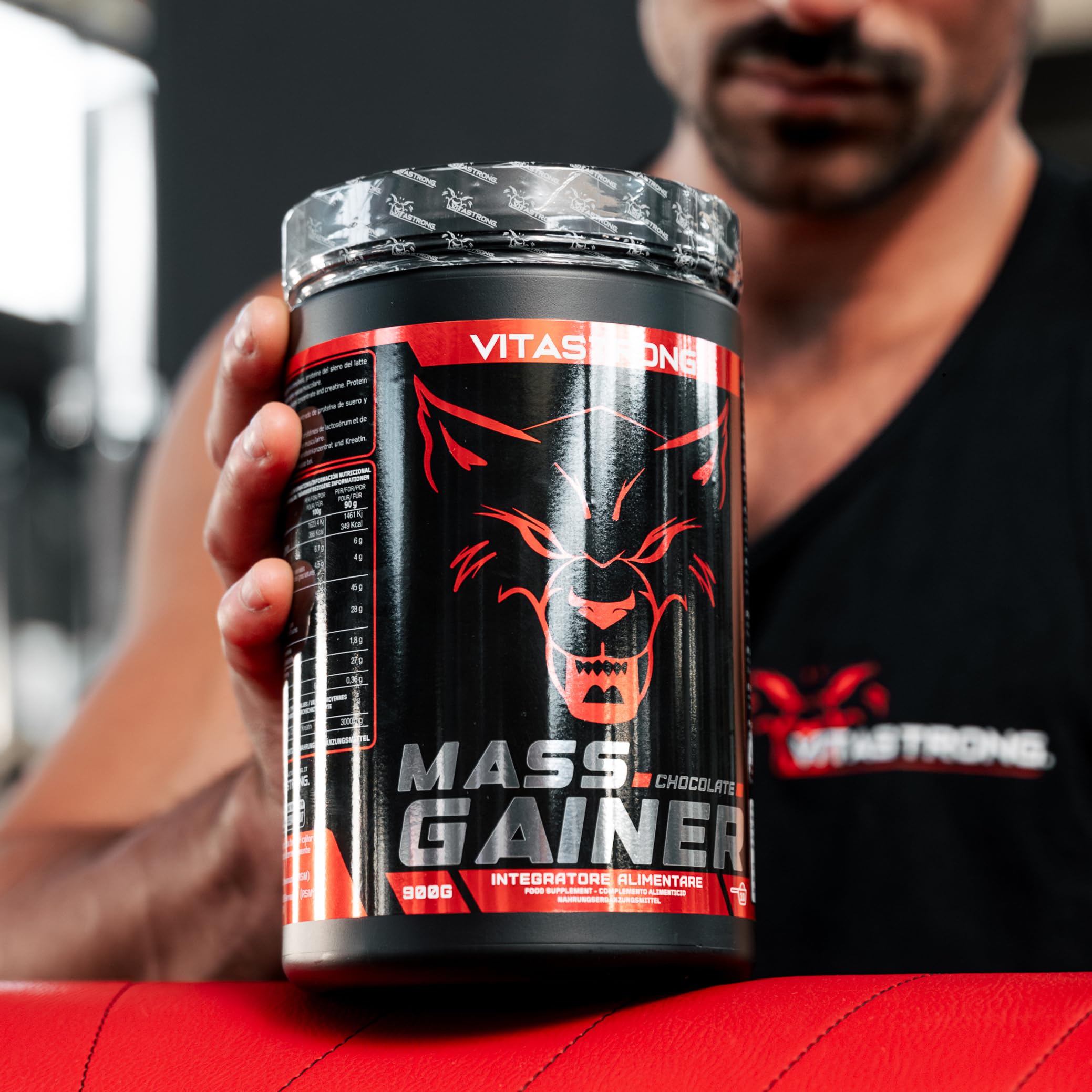 Vitastrong Masse musculaire gainer chocolat créatine 30% protéines