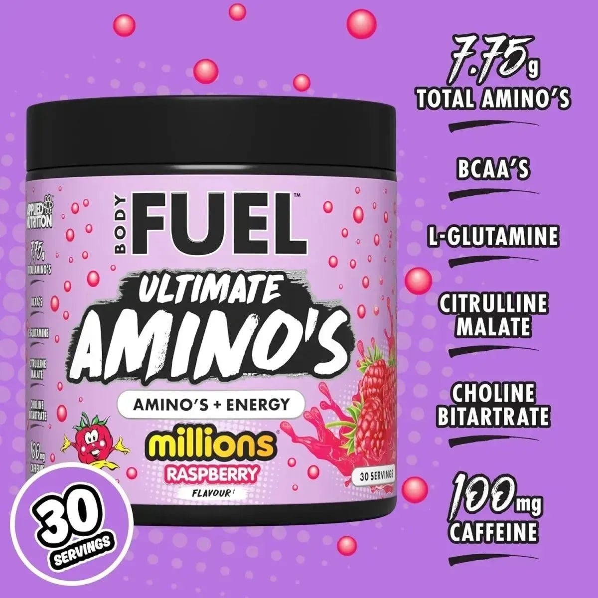 Applied Nutrition BodyFuel Ultimate Aminos framboise