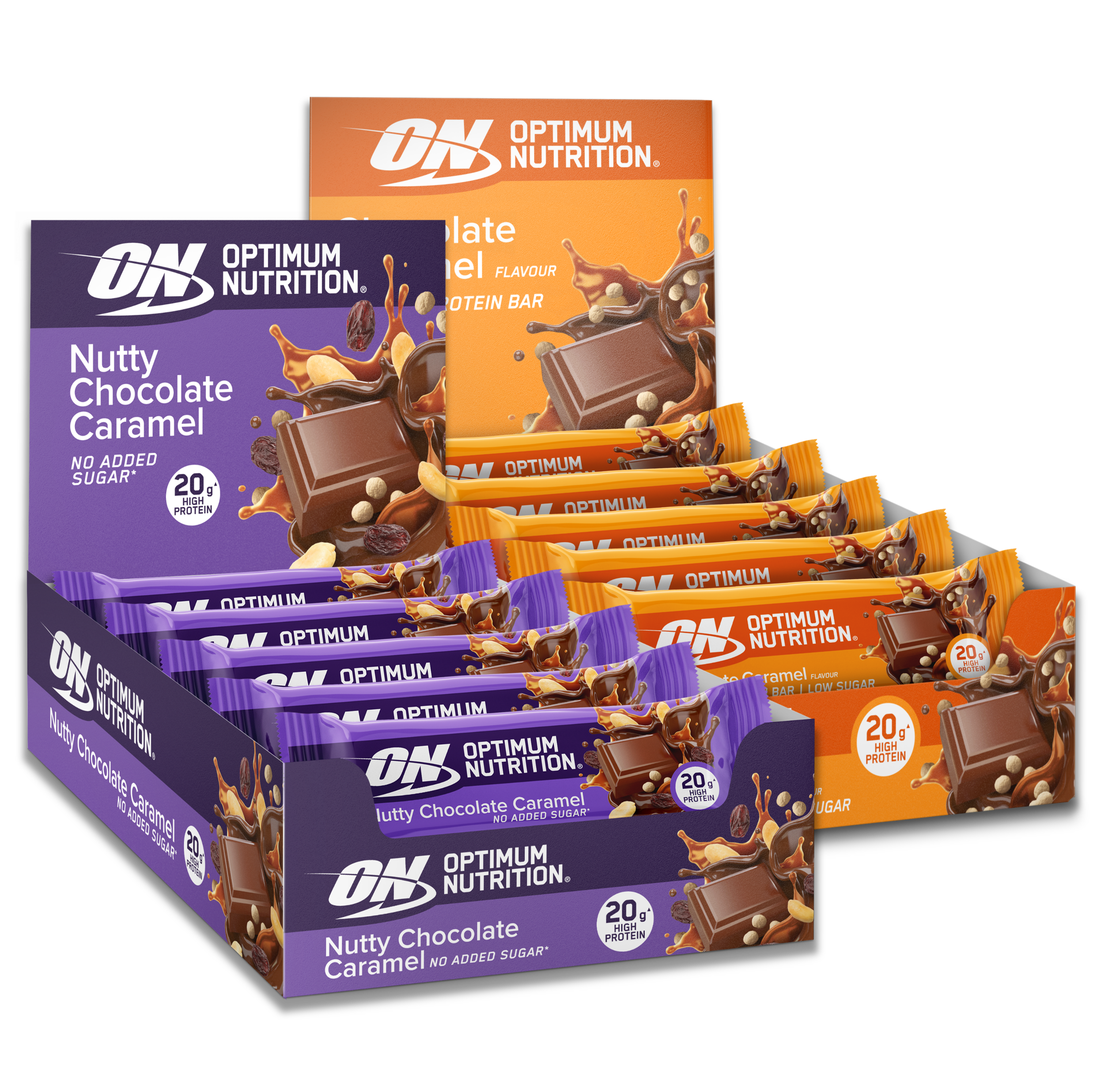 Optimum Nutrition Bundles 2x Protein Bar Boxes 18-20 g