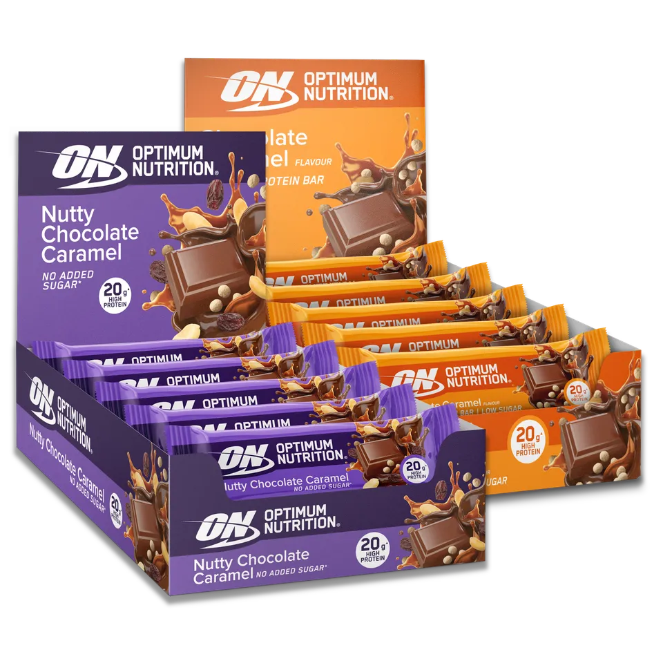 Optimum Nutrition Bundles 2x Protein Bar Boxes 18-20 g