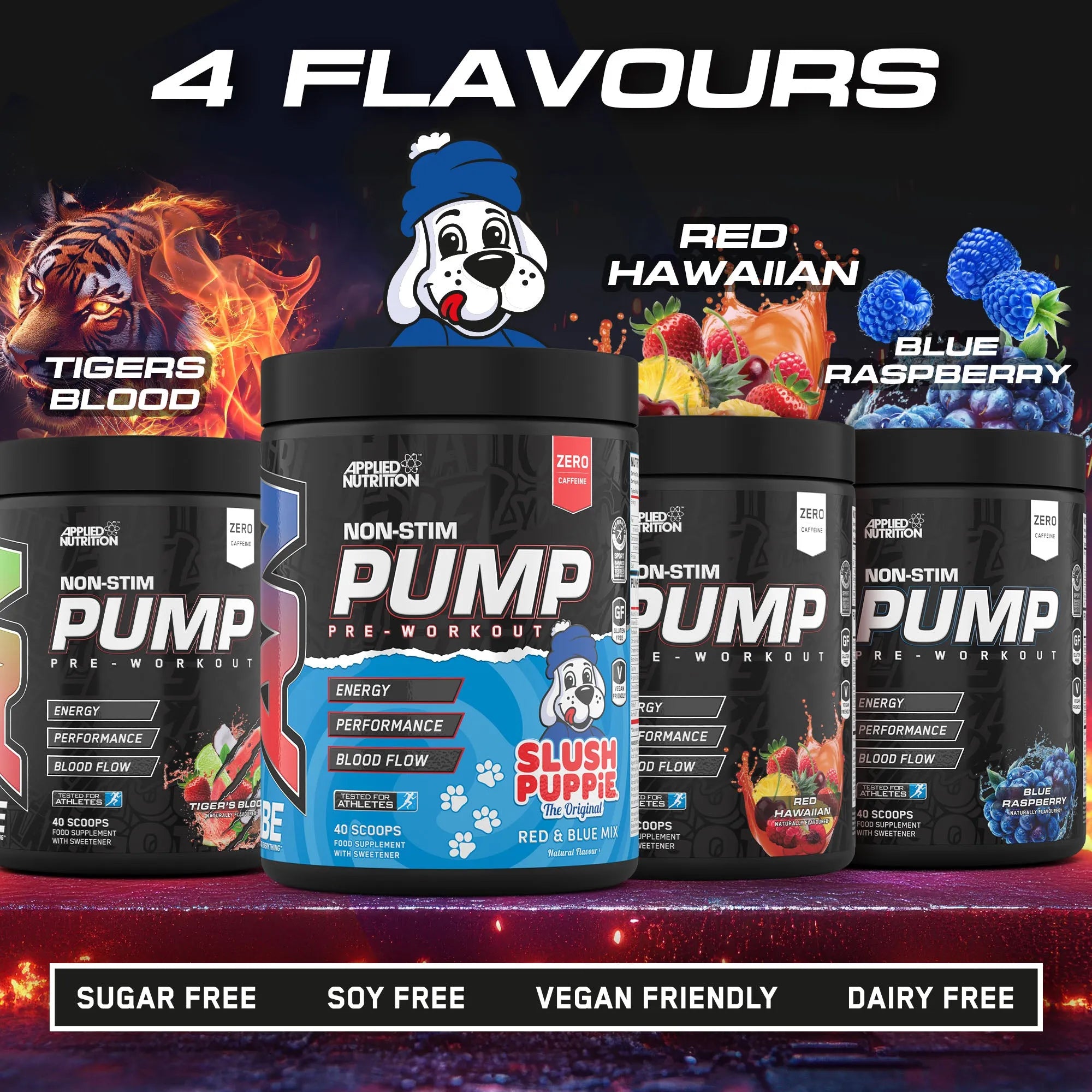 Applied Nutrition ABE Pump pré-workout sans stimulant 500g