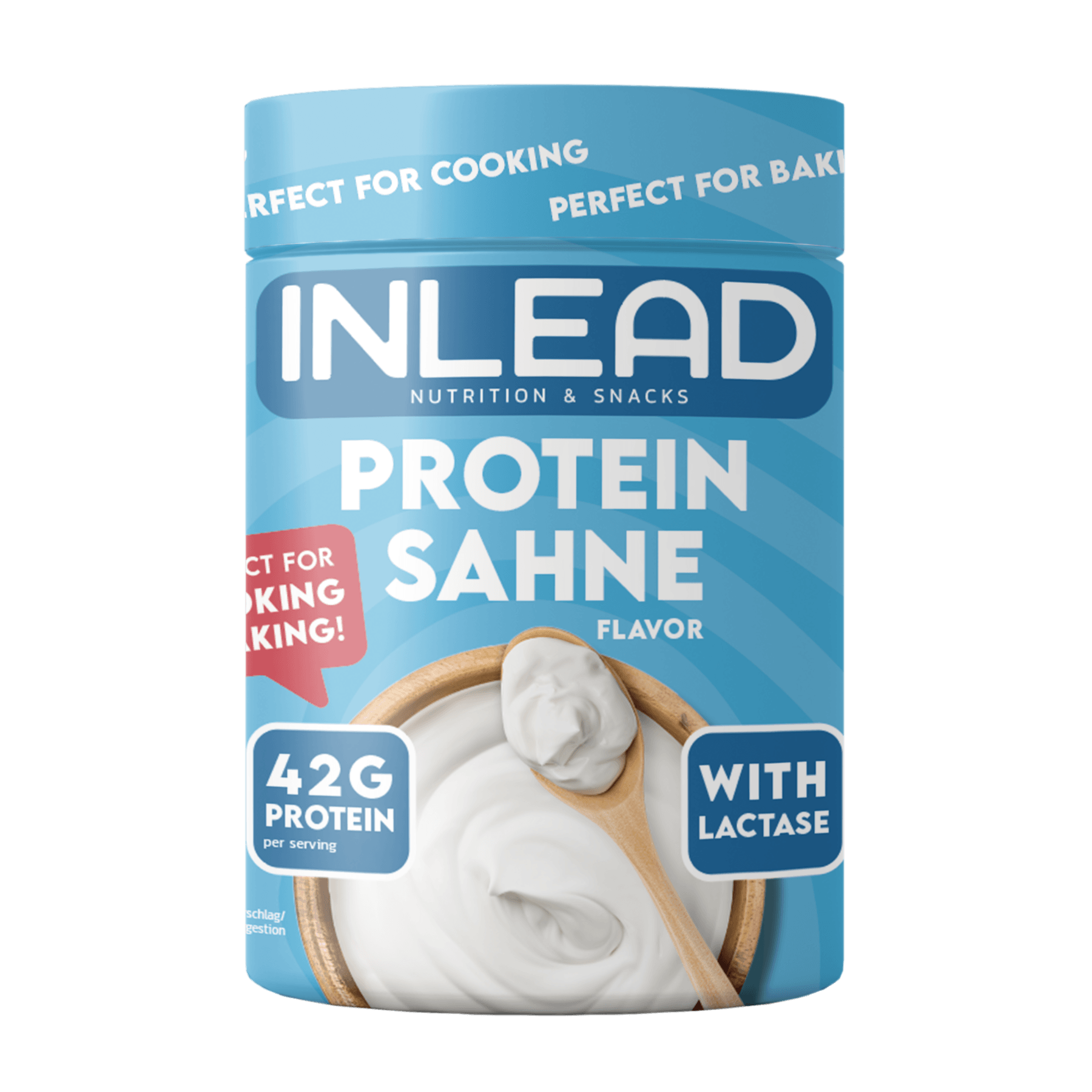 Inlead Protein Sahne Crème Protéinée Pot 300g Faible Sucre