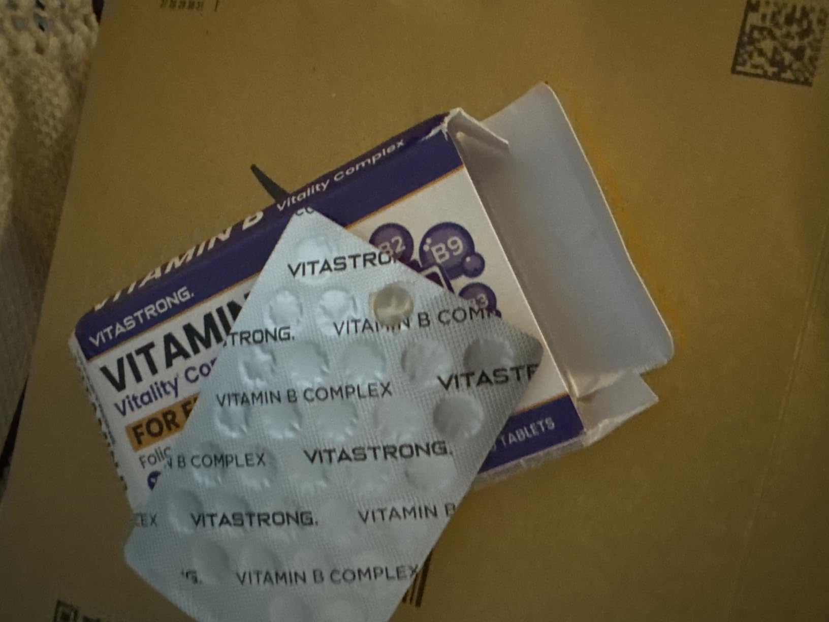 Vitastrong Vitamines Complexe B comprimés 180 haute dose