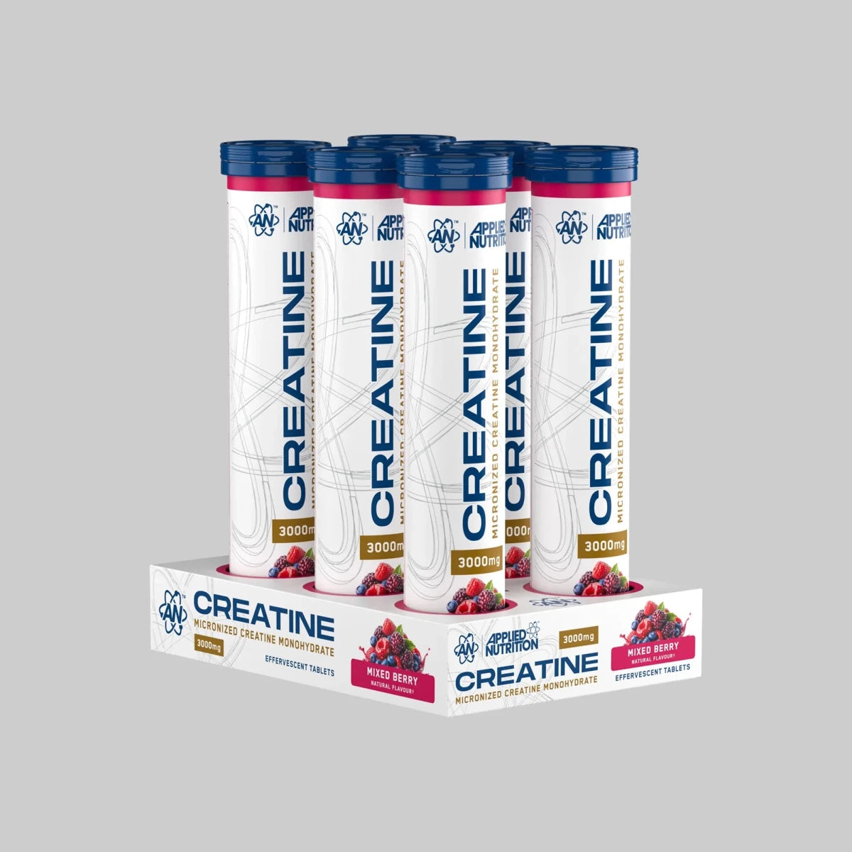 Applied Nutrition Creatine créatine monohydrate fruits rouges 1 tube