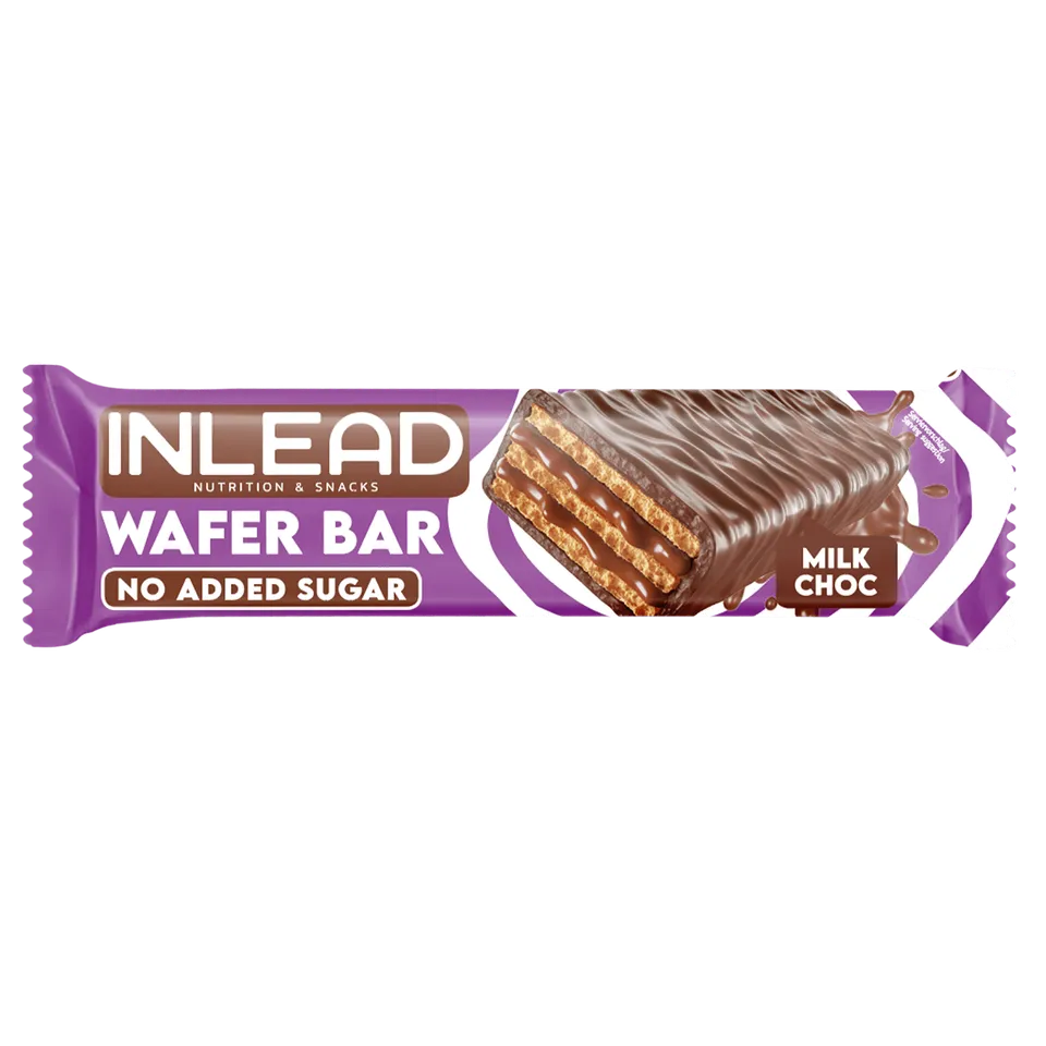 Inlead Protein Snacks Wafer Bar gaufrette Dark Choc 45 g