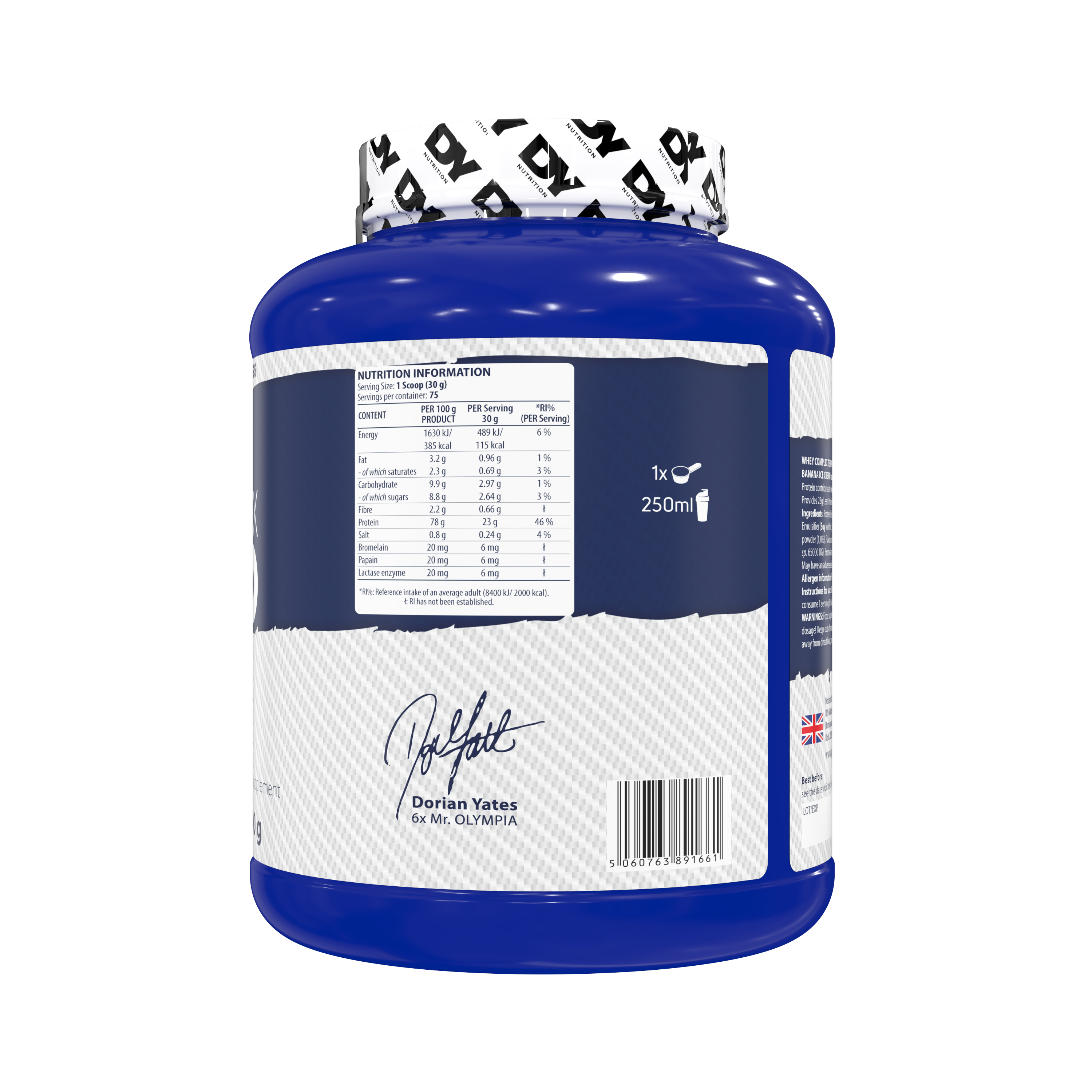 DY Whey Complex Tempro Whey 2270g chocolat 24g