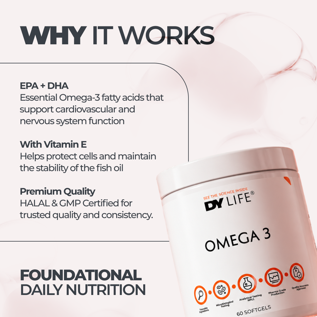 DY Nutrition DY Life oméga 3 60 gélules EPA DHA