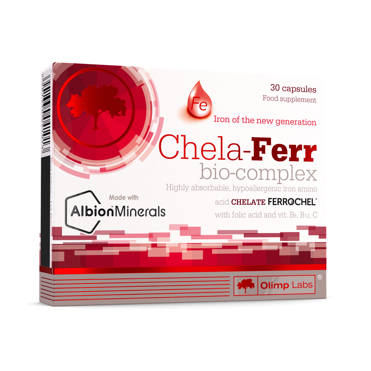Olimp Chela-Ferr Bio-Complex fer 30 gélules