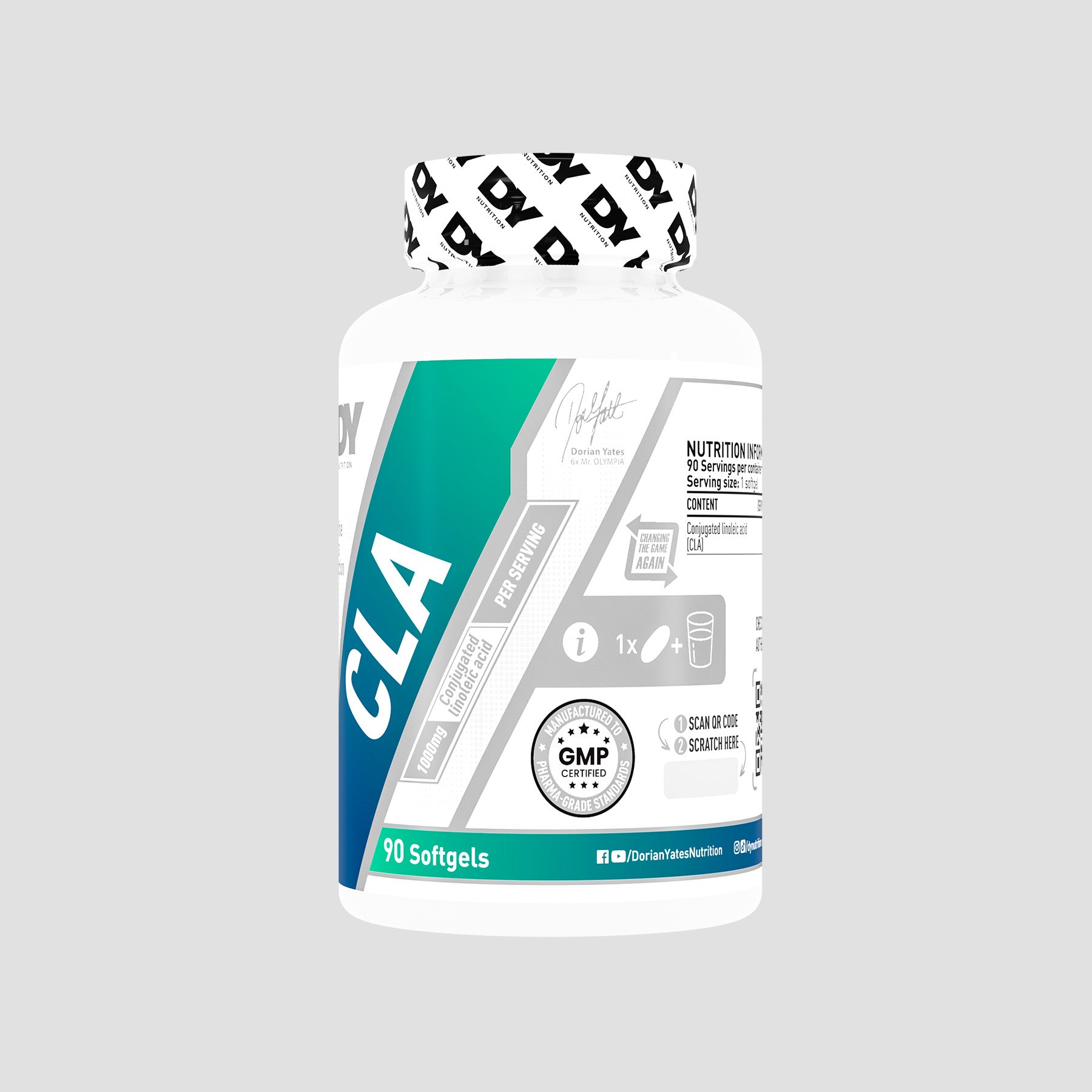 DY Nutrition CLA gélules 1000mg carthame minceur