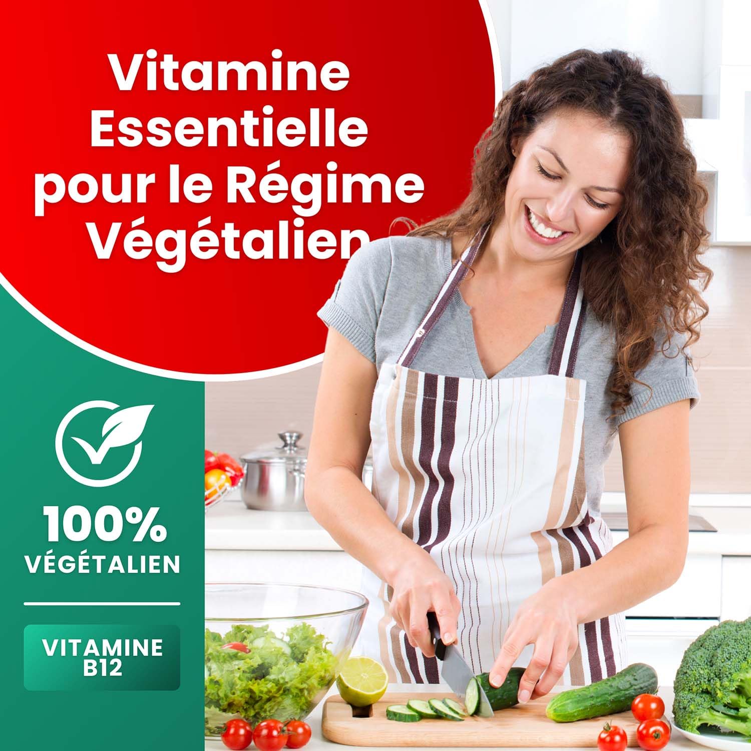 Vitastrong Vitamine B12 1000 mcg comprimés 475 cpr vegan
