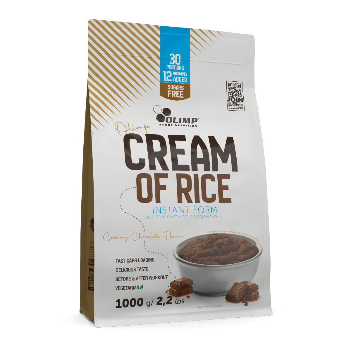 Olimp Cream of Rice crème de riz 1000 g sans sucres