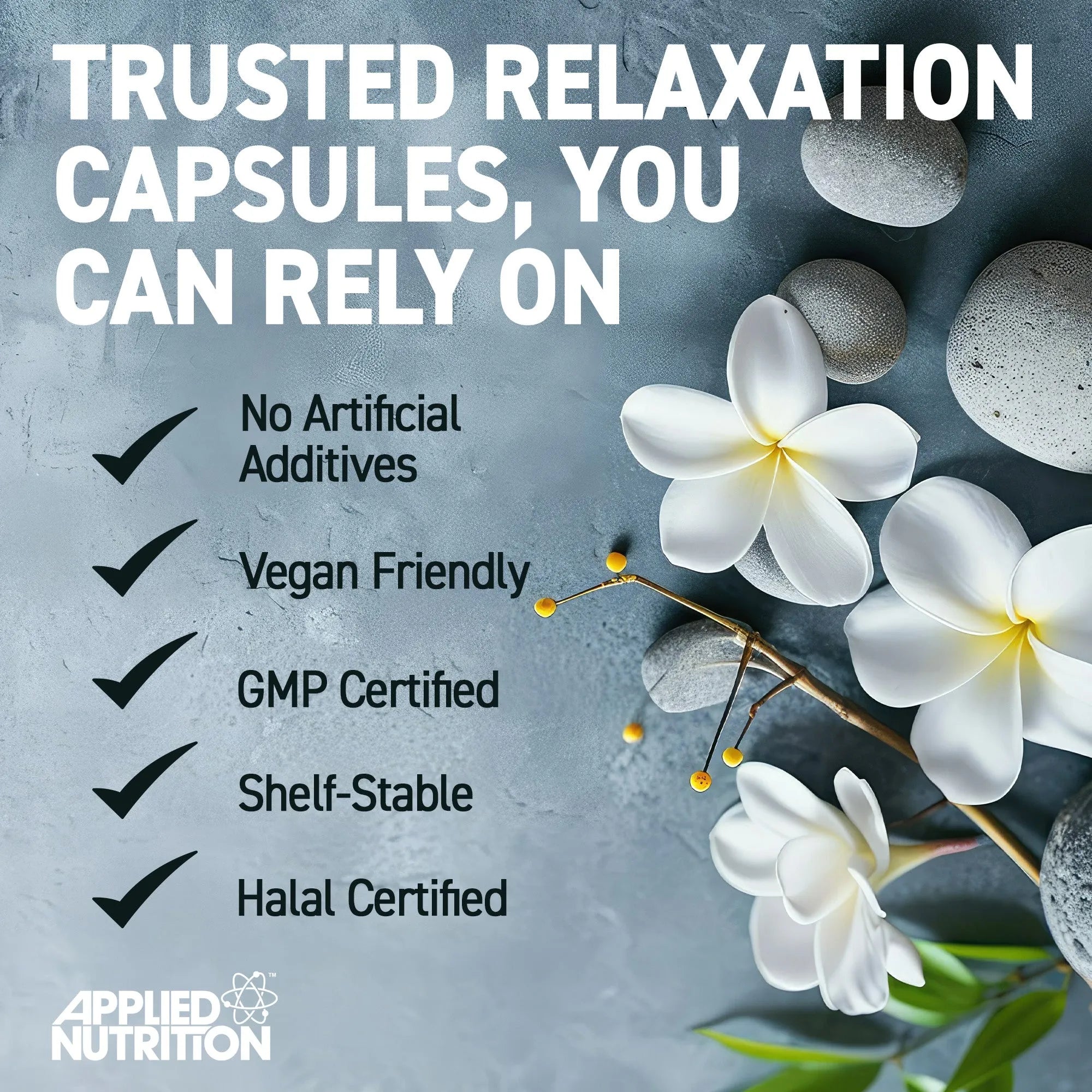 Applied Nutrition Relax & Calm Gélules Ashwagandha 60 Gélules