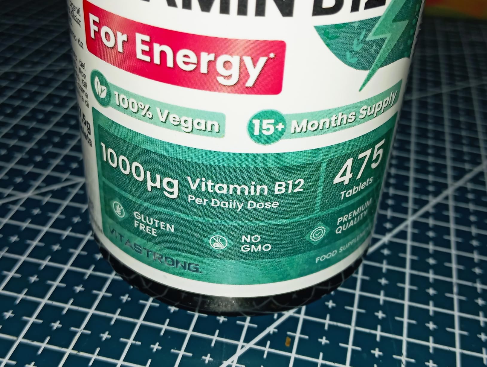 Vitastrong Vitamine B12 1000 mcg comprimés 475 cpr vegan