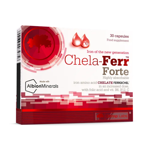 Olimp Chela-Ferr Forte 30 gélules fer vitamines