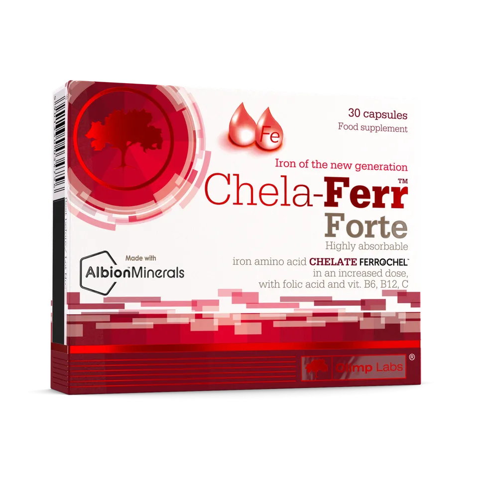 Olimp Chela-Ferr Forte 30 gélules fer vitamines