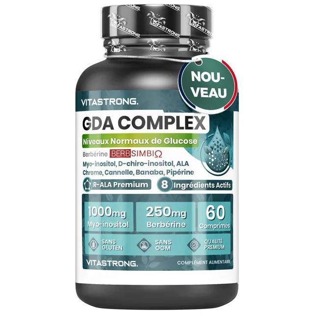 Vitastrong Vitalité Berbérine GDA Complex 250 mg 60 cpr