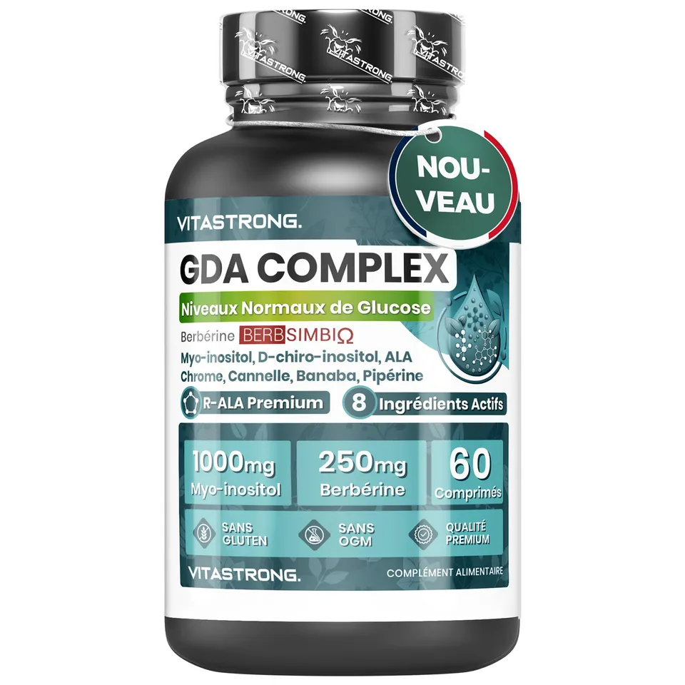 Vitastrong Vitalité Berbérine GDA Complex 250 mg 60 cpr
