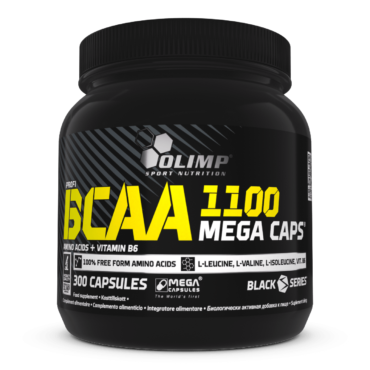 Olimp BCAA 1100 Mega Caps acides aminés 300 gélules