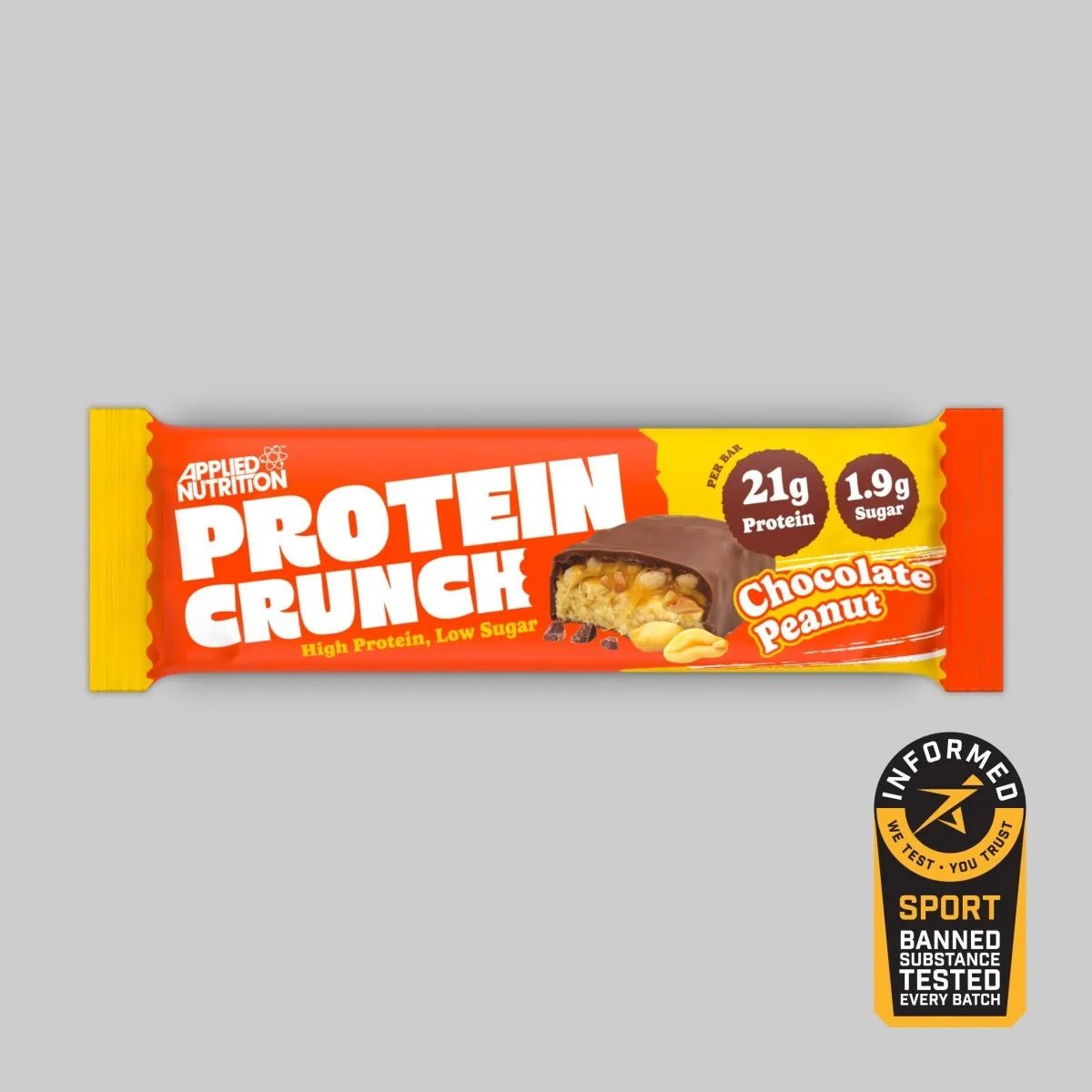 Applied Nutrition Crunch barre protéinée chocolat lait caramel 1 barre