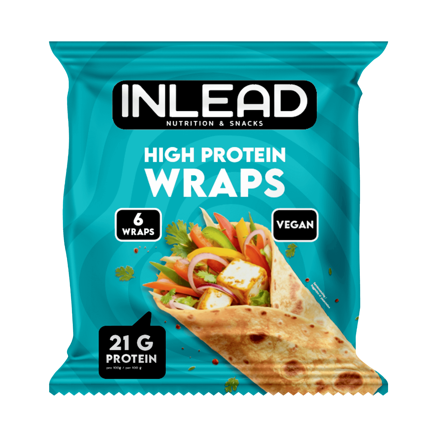 Inlead High Protein Wraps tortilla 6 pièces neutre