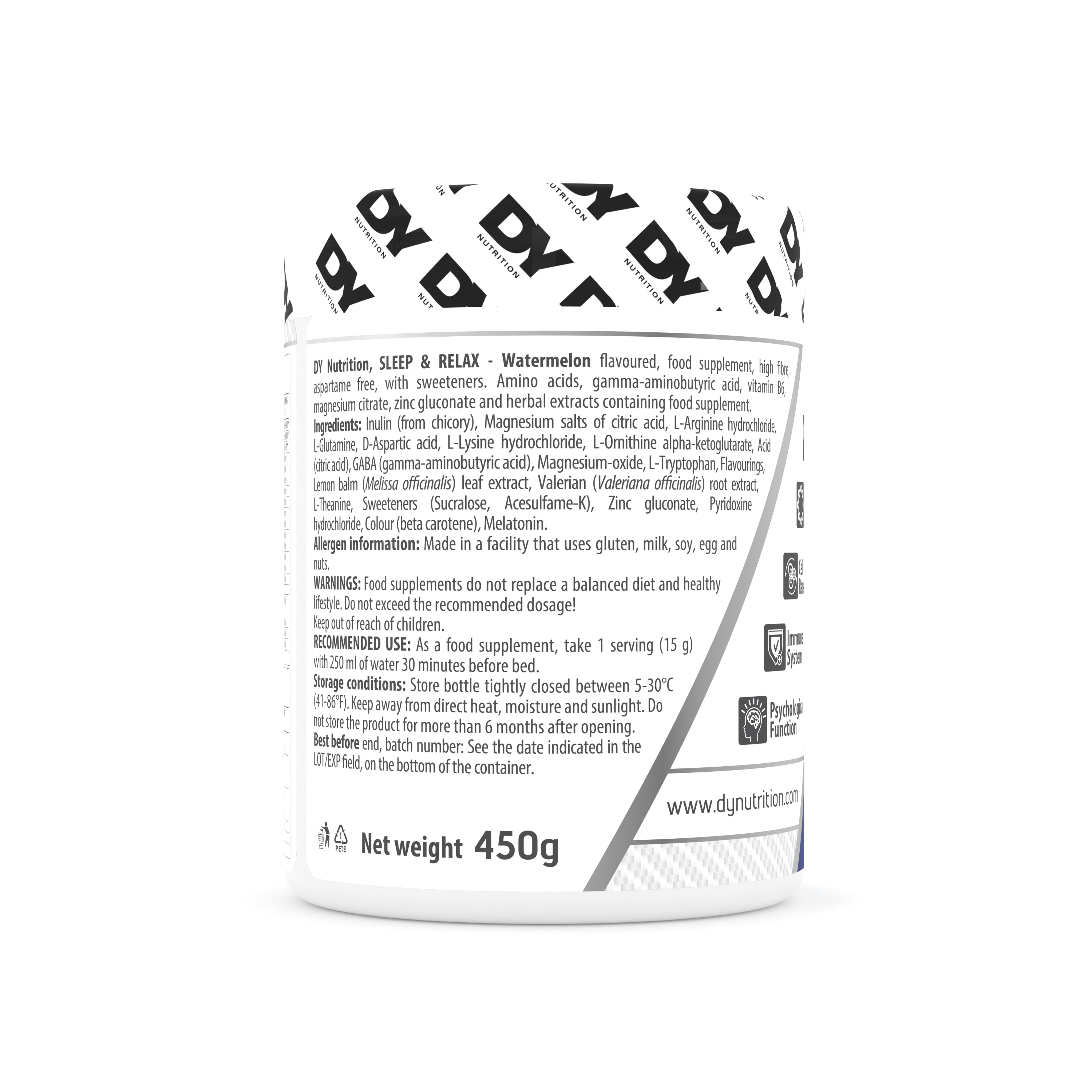 DY Nutrition Sleep & Relax Poudre 15g pastèque GH