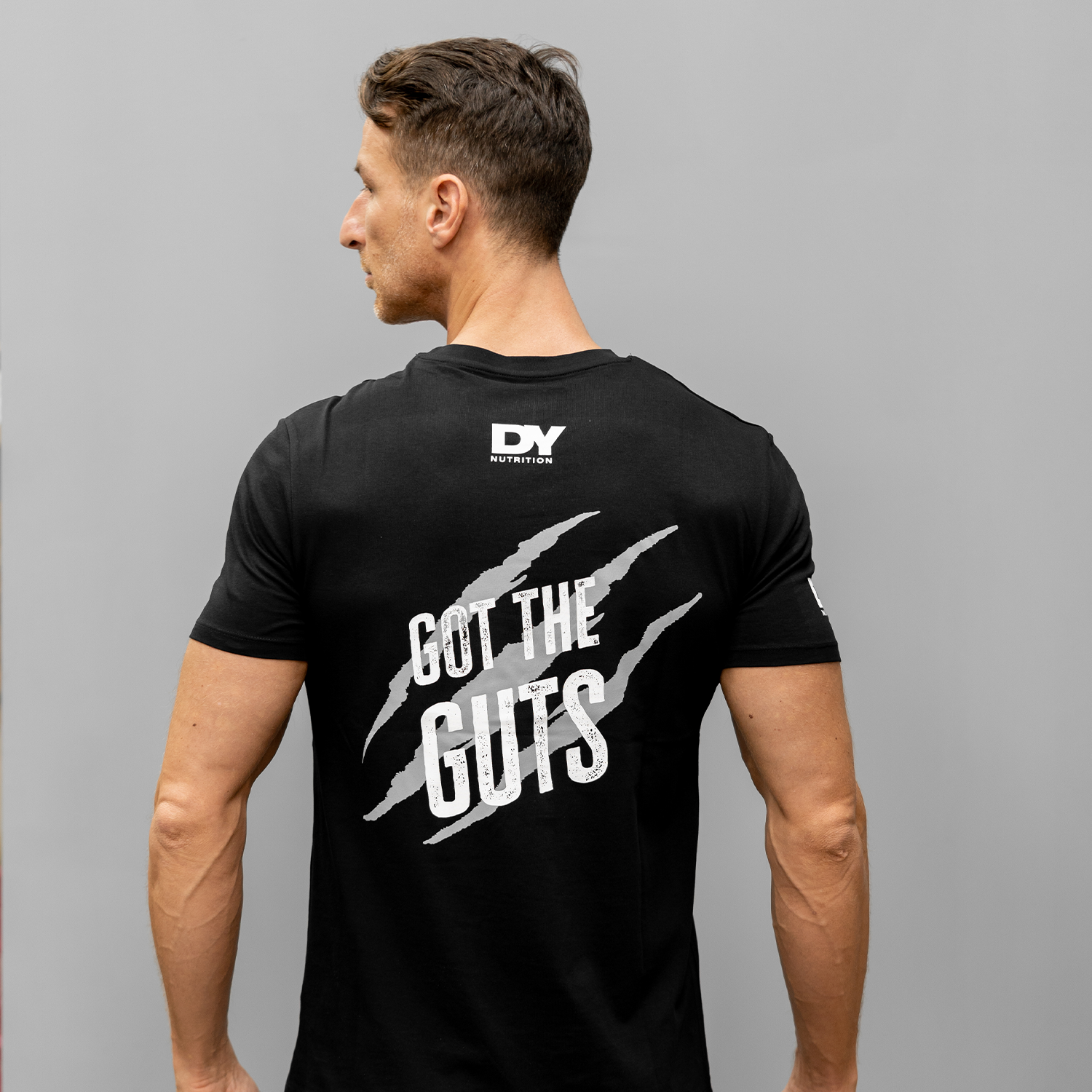 DY Nutrition Got the Guts t-shirt coton bio noir taille L