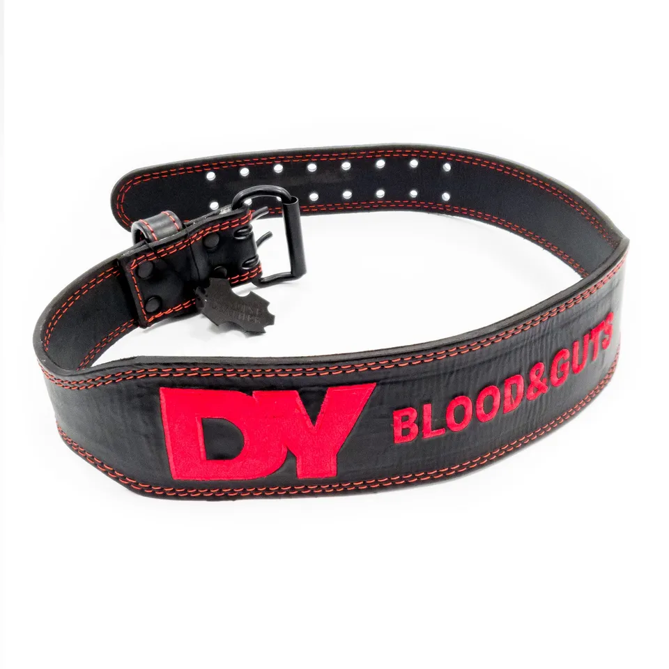 DY Nutrition ceinture cuir musculation Blood & Guts