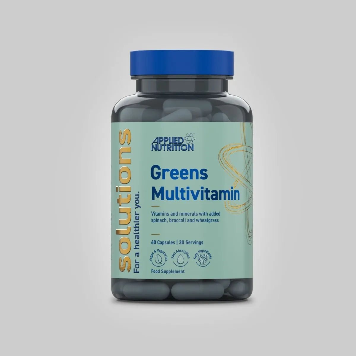 Applied Nutrition Vitality Greens Multivitamin Gélules 60 Capsules