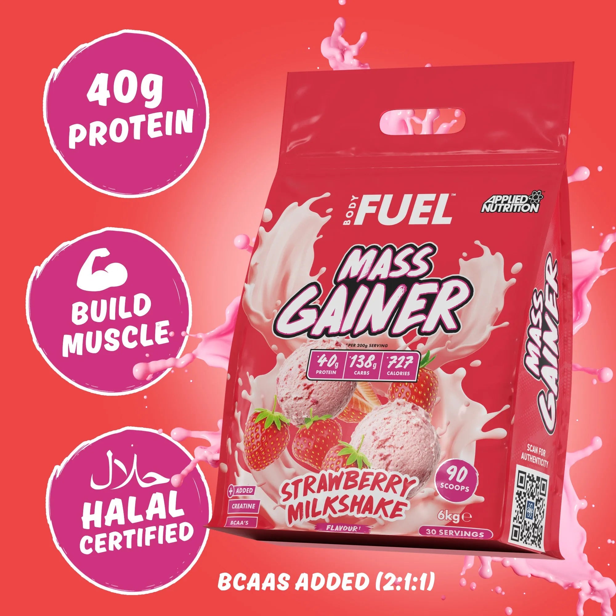Applied BodyFuel Mass Gainer Chocolate Milkshake Prise Masse