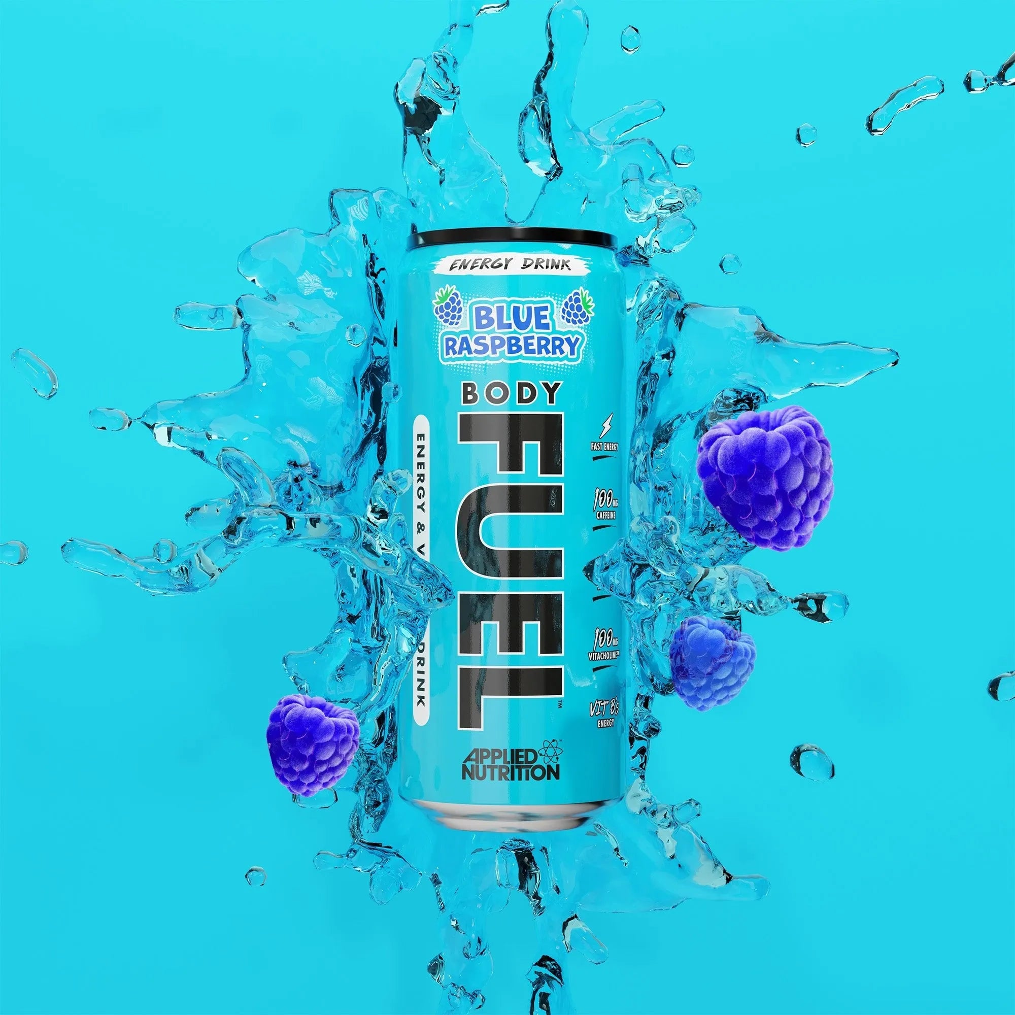 Applied Nutrition BodyFuel Energy Drink boisson énergisante orange 1 canette